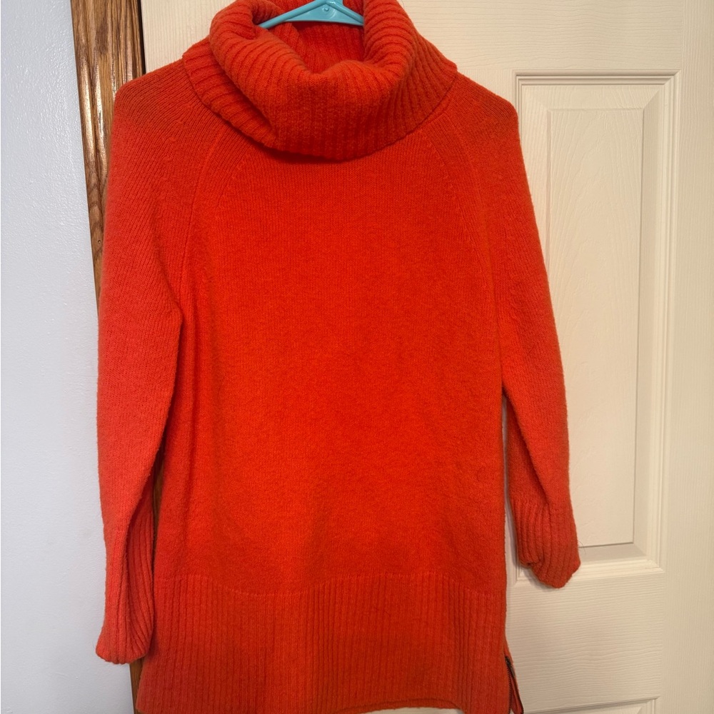 Banana Republic Orange Turtleneck Sweater